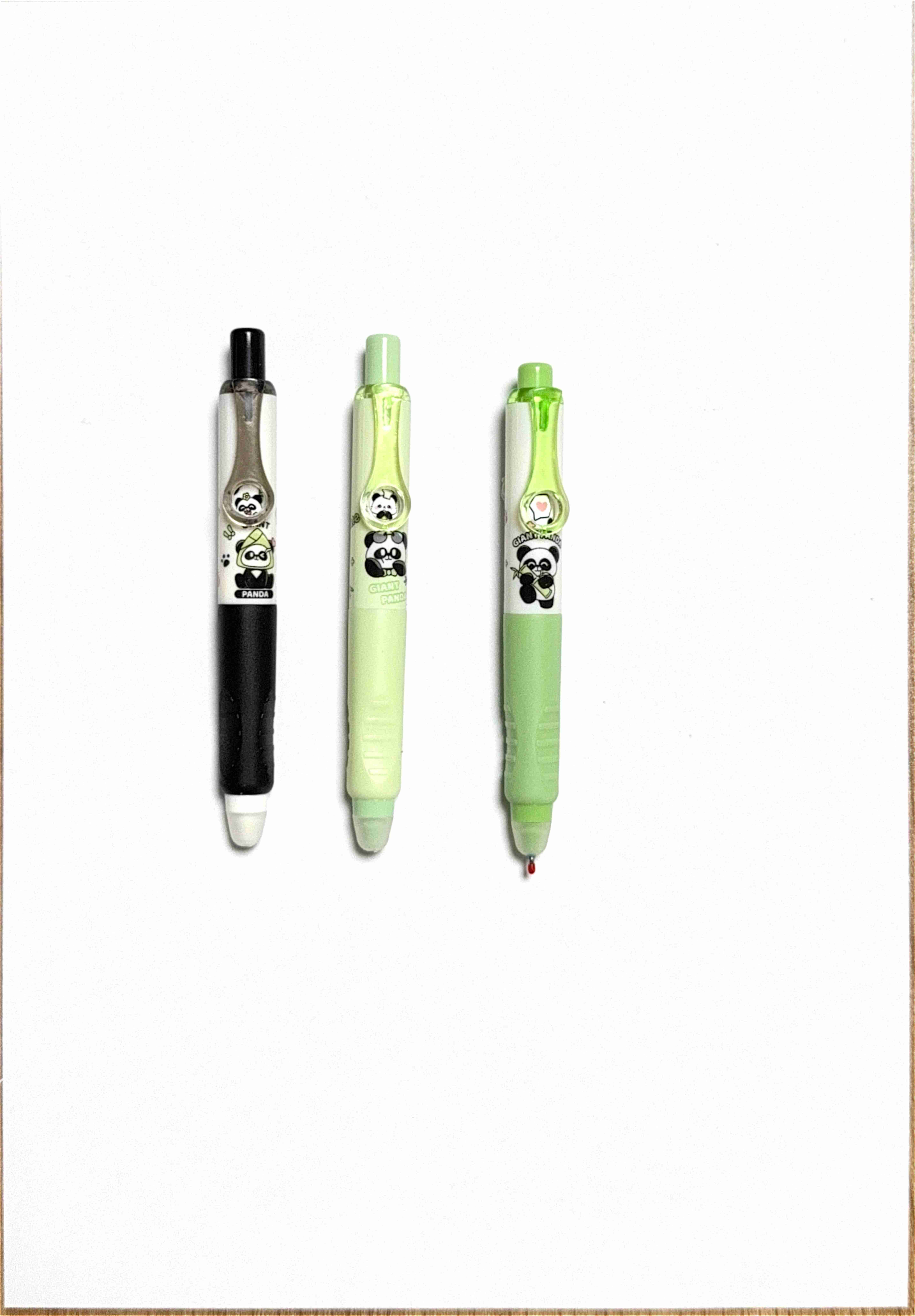 panda face change retractable fancy pen